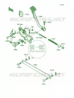Brake Pedal pour Kawasaki Vulcan 750 1991