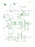Canister pour Kawasaki Vulcan 750 1991