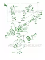 Crankshaft pour Kawasaki Vulcan 750 1991