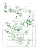 Drive ShaftFinal Gear pour Kawasaki Vulcan 750 1991