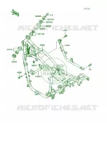 Frame pour Kawasaki Vulcan 750 1991