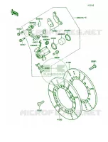 Front Brake pour Kawasaki Vulcan 750 1991