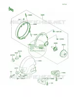 Head Lamp pour Kawasaki Vulcan 750 1991