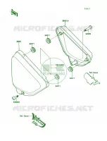 Side Cover pour Kawasaki Vulcan 750 1991