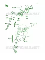 Stand pour Kawasaki Vulcan 750 1991