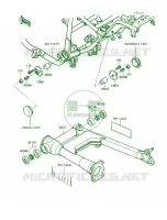 Swing Arm pour Kawasaki Vulcan 750 1991