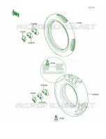 Tire pour Kawasaki Vulcan 750 1991