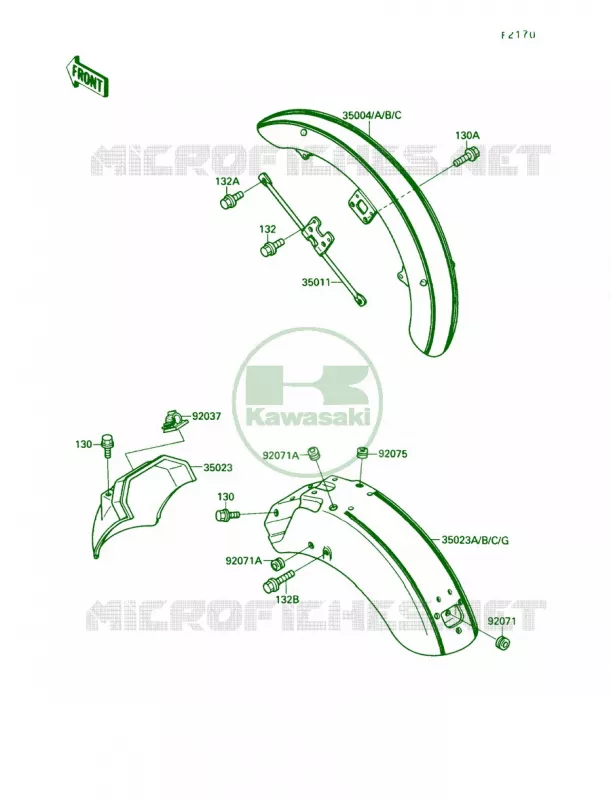 Fender Kawasaki MOTOS 1500 1990 Vulcan 88  VN1500-A4