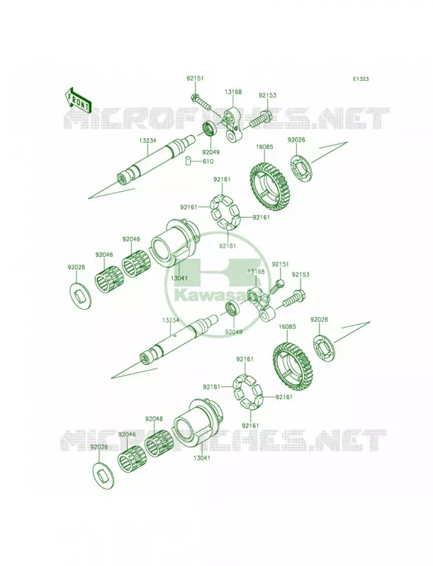 Balancer Kawasaki MOTOS 1400 2015 Ninja ZX-14R ABS 30th Anniversary  ZX1400FFFB