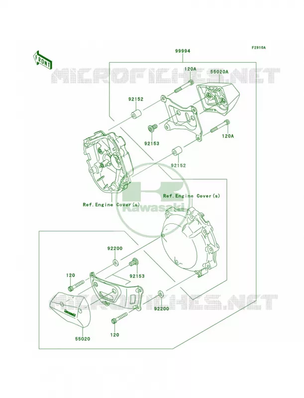 AccessoryEngine Guard Kawasaki MOTOS 1000 2014 Ninja ZX-10R ABS  ZX1000KEF