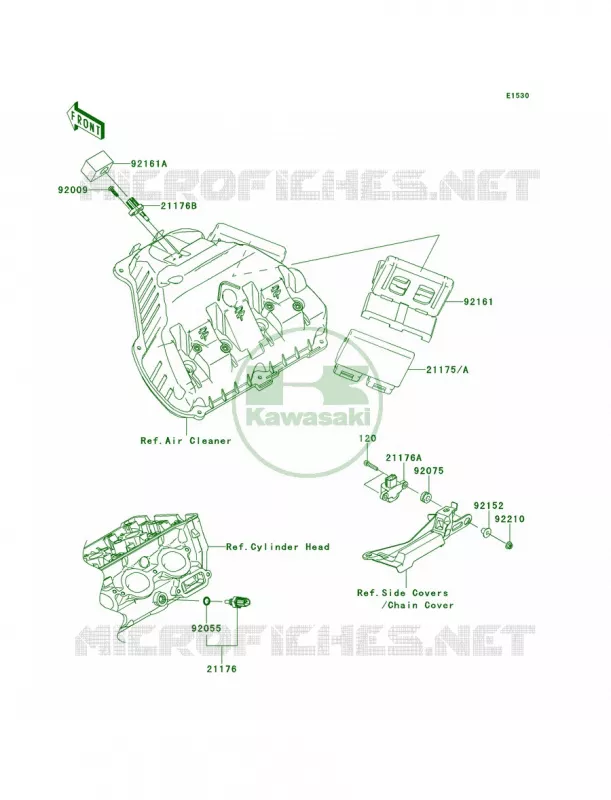 Fuel Injection Kawasaki MOTOS 1000 2014 Ninja ZX-10R ABS  ZX1000KEF