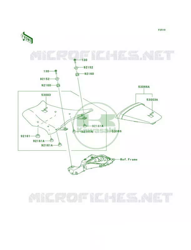 Seat Kawasaki MOTOS 1000 2014 Ninja ZX-10R ABS  ZX1000KEF