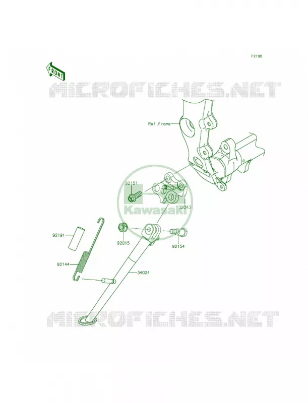 Stands Kawasaki MOTOS 636 2014 Ninja ZX-6R ABS  ZX636FEF