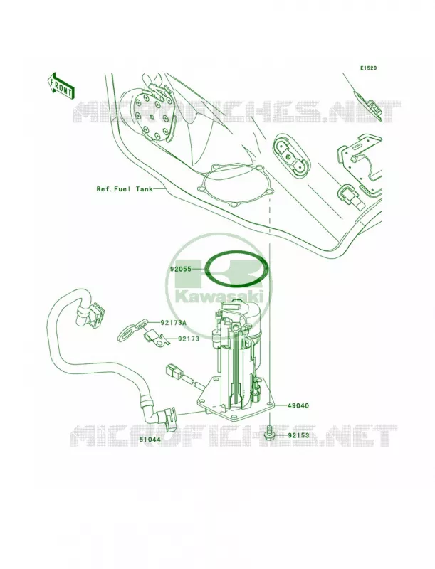 Fuel Pump Kawasaki MOTOS 1000 2013 Ninja ZX-10R  ZX1000JDF
