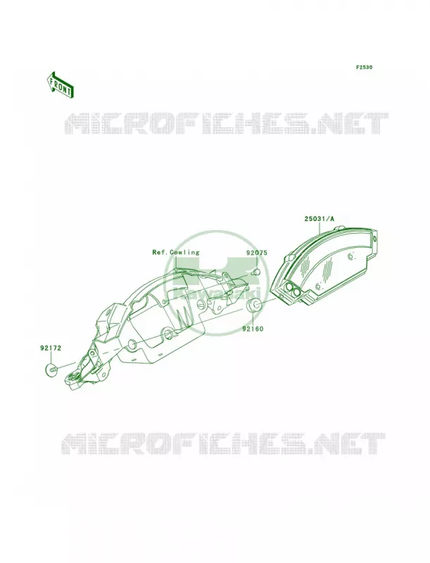 Meters Kawasaki MOTOS 1000 2013 Ninja ZX-10R  ZX1000JDF