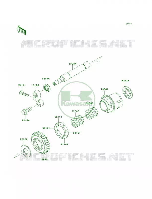 Balancer Kawasaki MOTOS 1000 2012 Ninja ZX-10R ABS  ZX1000KCF