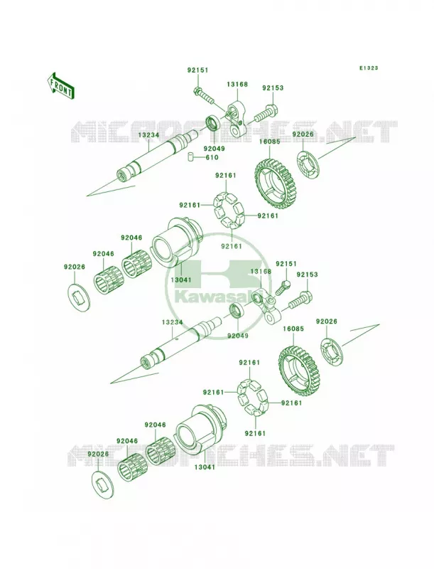 Balancer Kawasaki MOTOS 1400 2009 Ninja ZX-14  ZX1400C9F