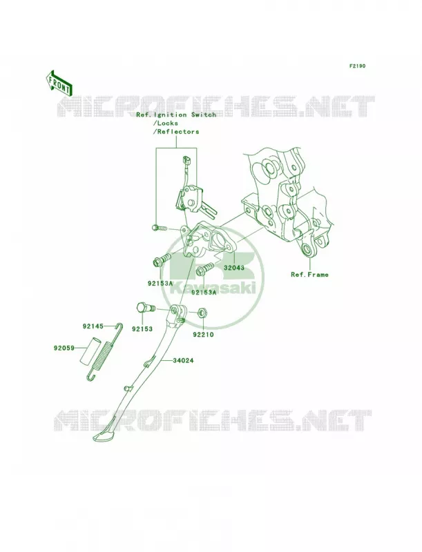 Stands Kawasaki MOTOS 1400 2008 Ninja ZX-14  ZX1400C8F