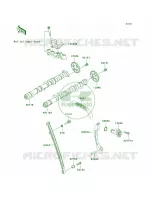 CamshaftsTensioner pour Kawasaki Ninja ZX-6R 2008