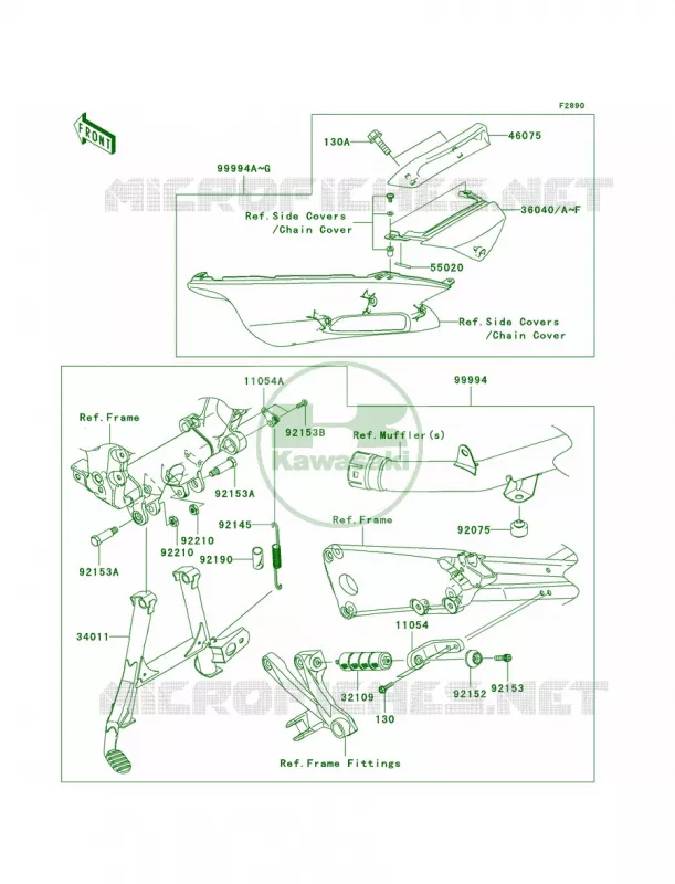 Optional Parts Kawasaki MOTOS 1400 2007 Ninja ZX-14  ZX1400A7FA