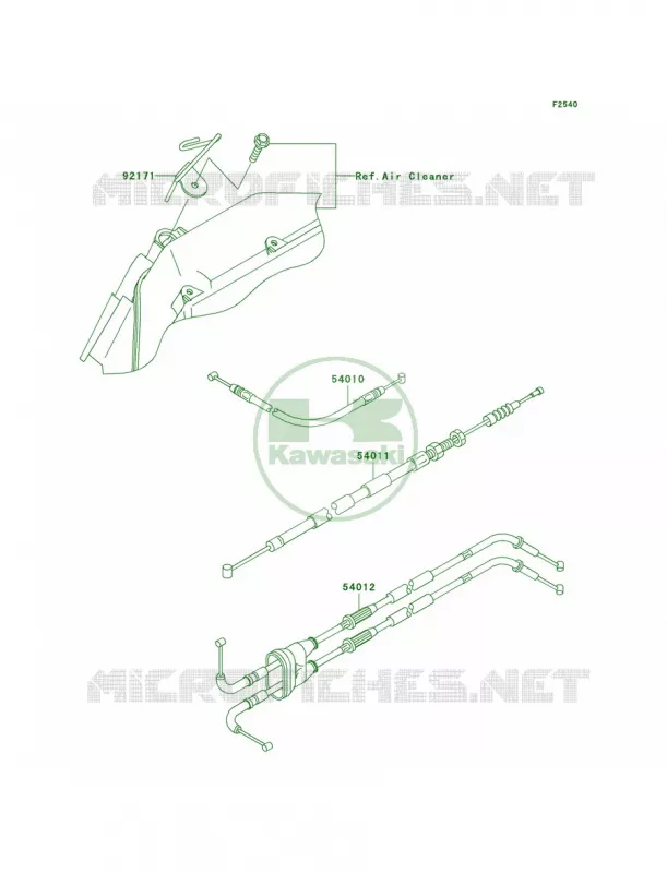 Cables Kawasaki MOTOS 636 2005 Ninja ZX-6R  ZX636-C1