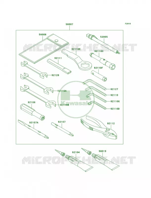 Owner's Tools Kawasaki MOTOS 1200 2002 Ninja ZX-12R  ZX1200-B1