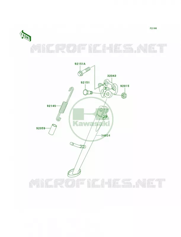 Stands Kawasaki MOTOS 1200 2002 Ninja ZX-12R  ZX1200-B1
