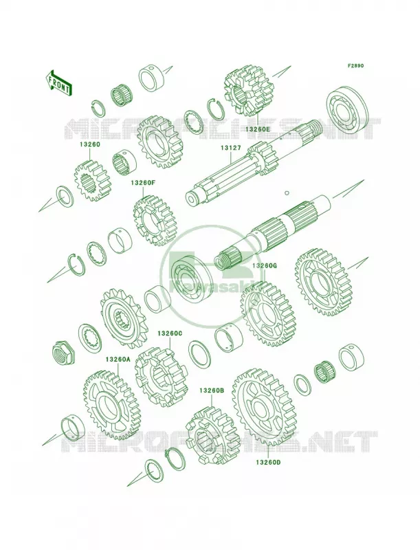 Optional PartsZX-7RR Trans. Kawasaki MOTOS 750 2002 Ninja ZX-7R  ZX750-P7