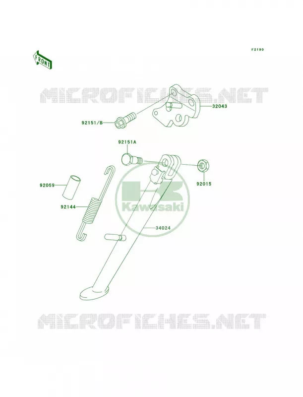 Stands Kawasaki MOTOS 900 2001 Ninja ZX-9R  ZX900-E2