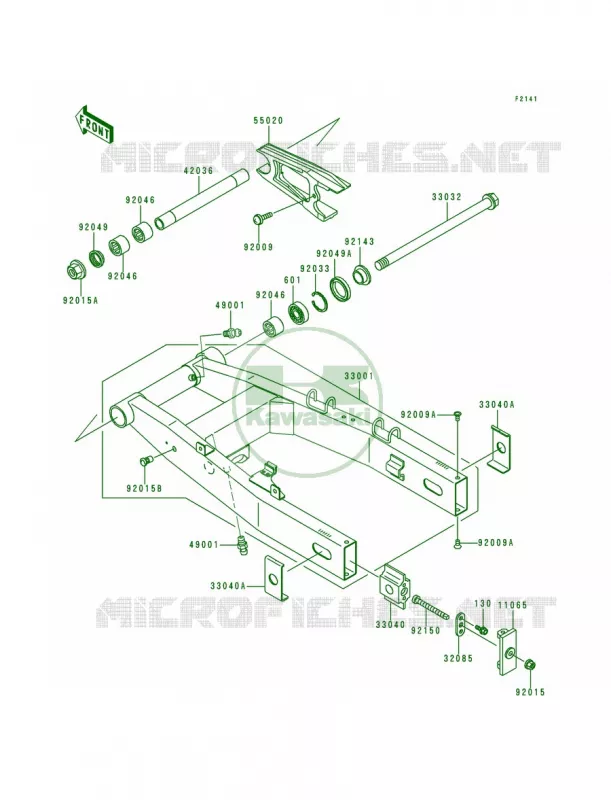 Swingarm Kawasaki MOTOS 750 2000 ZR-7  ZR750-F2