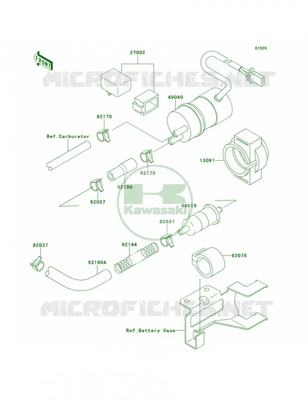 Fuel Pump Kawasaki MOTOS 1100 2000 Ninja ZX-11  ZX1100-D8