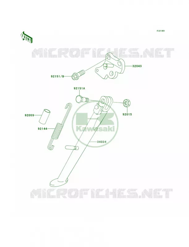 Stands Kawasaki MOTOS 900 2000 Ninja ZX-9R  ZX900-E1