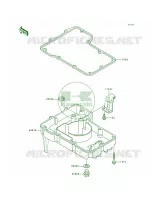 Oil Pan pour Kawasaki Ninja ZX-6 1998