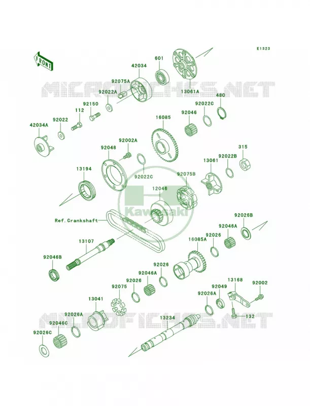 Balancer Kawasaki MOTOS 1100 1997 Ninja ZX-11  ZX1100-D5