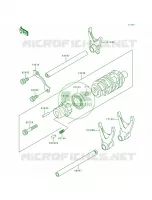 Gear Change DrumShift Forks pour Kawasaki Ninja ZX-7RR 1997