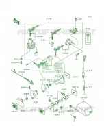 Ignition SwitchLocksReflectors pour Kawasaki Ninja ZX-7RR 1996
