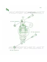 Shock Absorbers pour Kawasaki Ninja ZX-7RR 1996