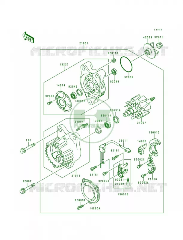 Generator Kawasaki MOTOS 900 1996 Ninja ZX-9R  ZX900-B3