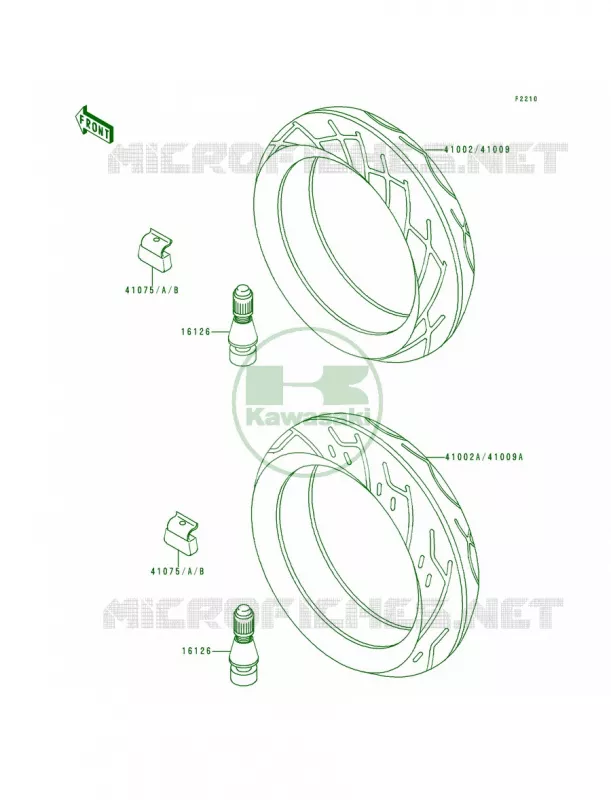 Tires Kawasaki MOTOS 600 1995 Ninja ZX-6  ZX600-E3