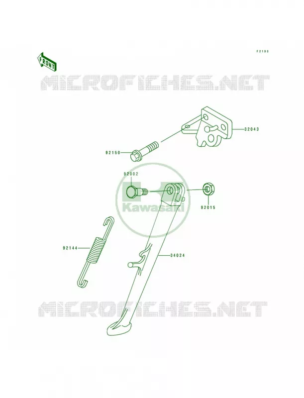 Stands Kawasaki MOTOS 750 1995 Ninja ZX-7  ZX750-L3