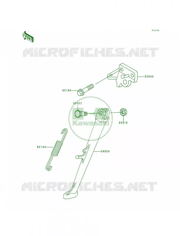 Stands Kawasaki MOTOS 900 1994 Ninja ZX-9R  ZX900-B1