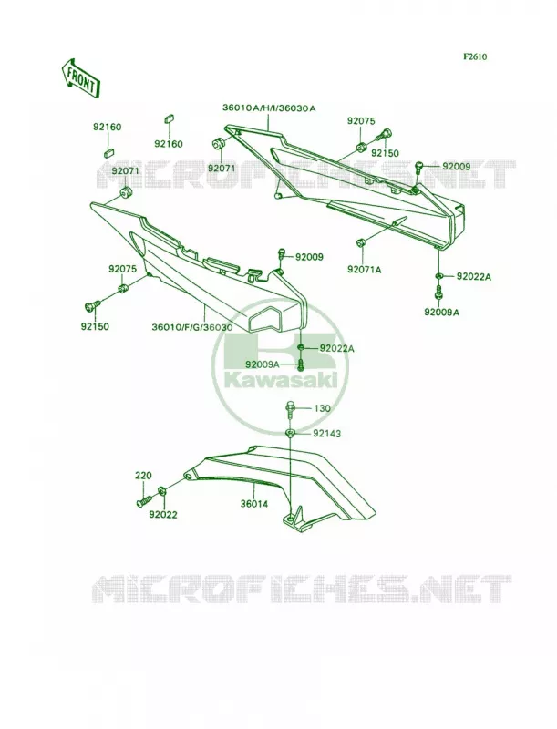 Side CoverChain Case Kawasaki MOTOS 1100 1993 Ninja ZX-11  ZX1100-C4