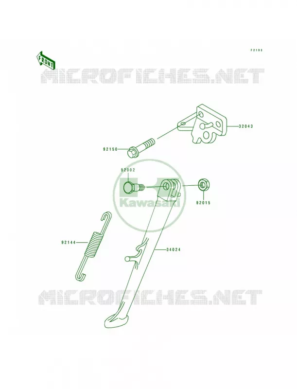 Stands Kawasaki MOTOS 750 1993 Ninja ZX-7  ZX750-L1
