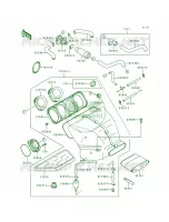 Air Filter pour Kawasaki Ninja ZX-7 1991