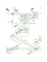Brake Pedal pour Kawasaki Ninja ZX-7 1991