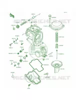 Carburetor Parts pour Kawasaki Ninja ZX-7 1991