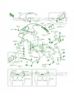 Cowling pour Kawasaki Ninja ZX-7 1991