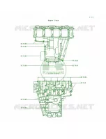 Crankcase Bolt Pattern pour Kawasaki Ninja ZX-7 1991