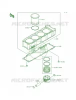 CylinderPiston pour Kawasaki Ninja ZX-7 1991