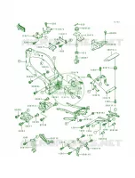 Electro Bracket pour Kawasaki Ninja ZX-7 1991